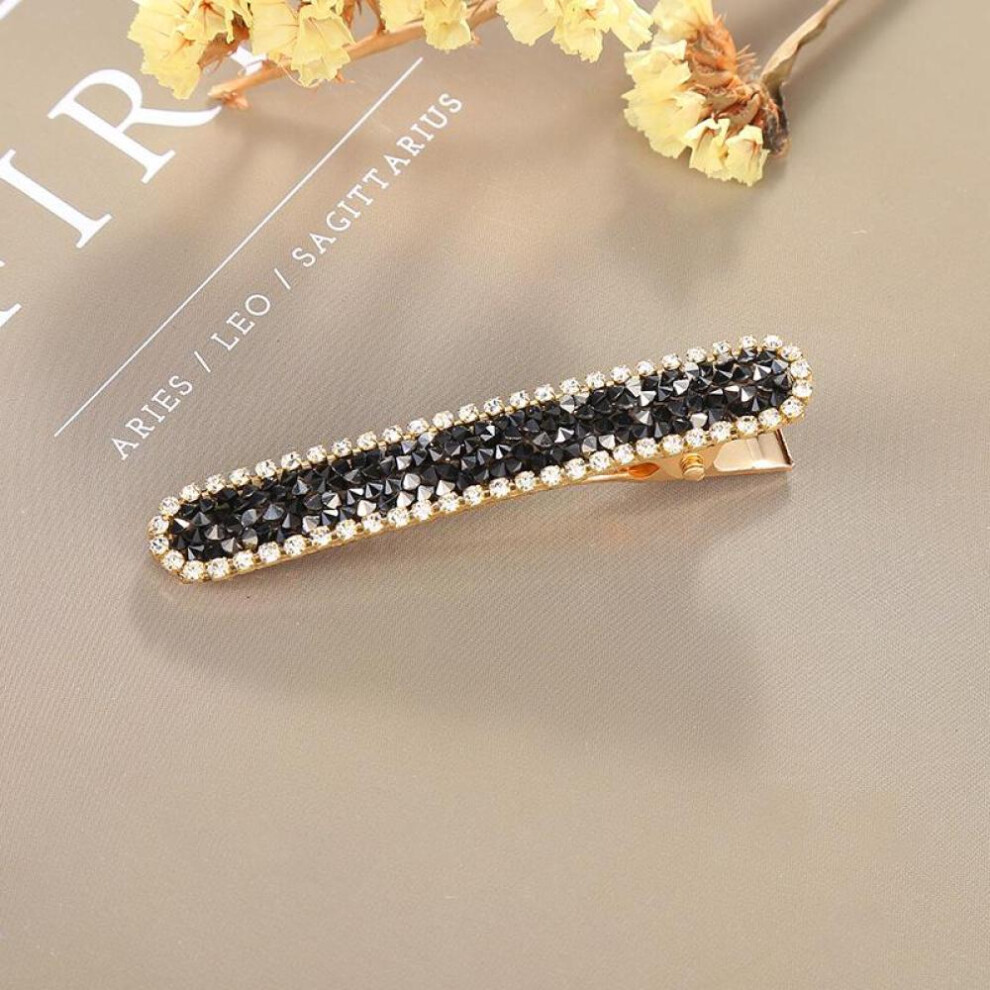 Shining Rhinestone Hair Clip Barrettes Geometric Hairpin Hairgrip Styling Tools Barrettes for Women Girls
