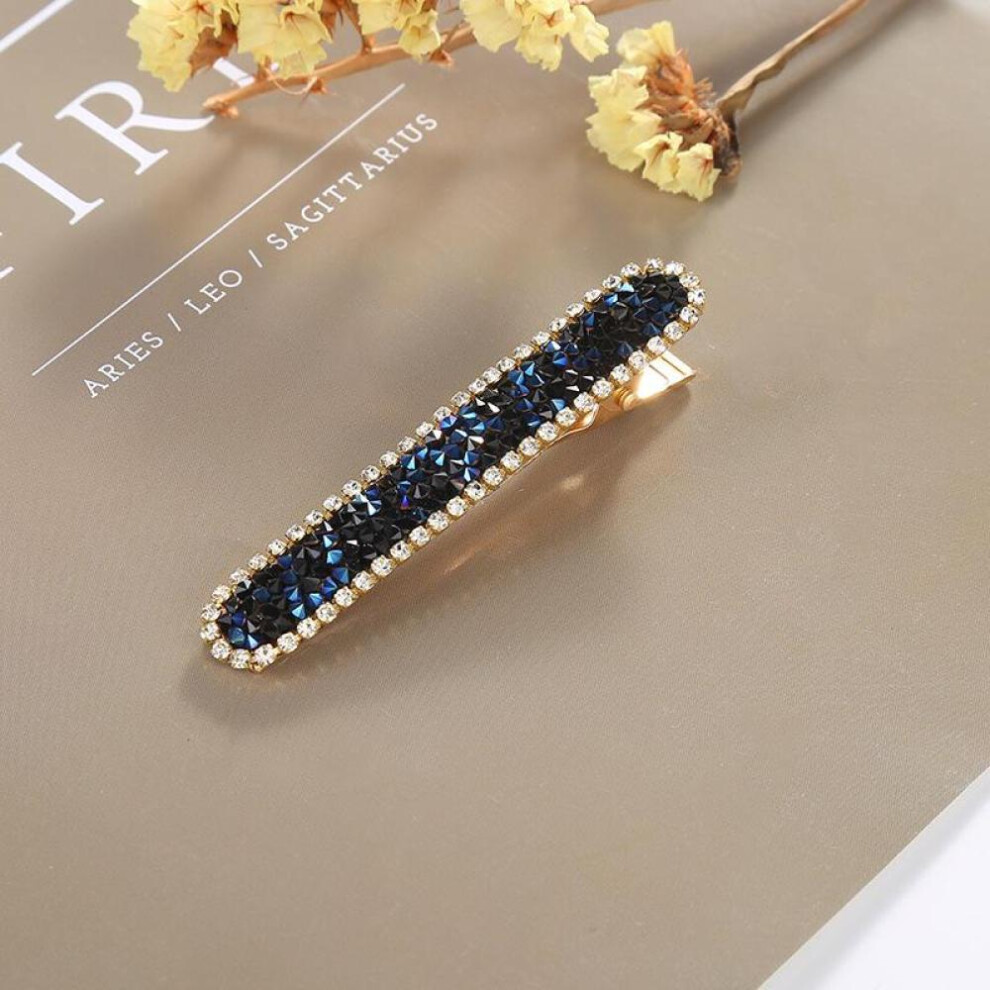 Shining Rhinestone Hair Clip Barrettes Geometric Hairpin Hairgrip Styling Tools Barrettes for Women Girls