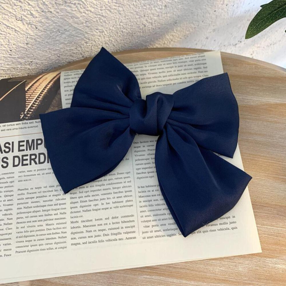 Fashion Ribbon Bow Hair Clips for Women Big Large Bow Hairpins Girls Bowknot Hair Clip Barrettes Women Hair Accessories