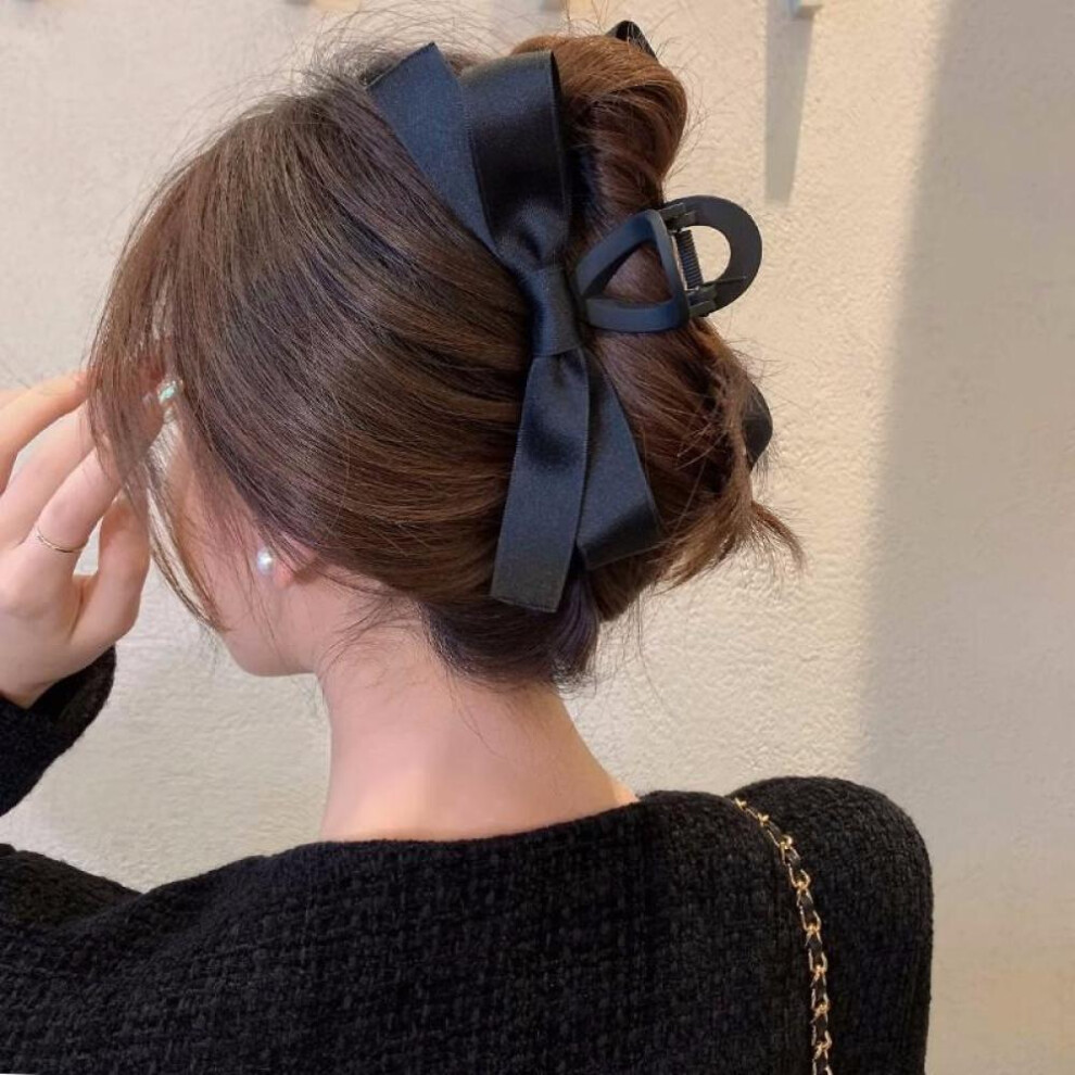 Dual Sides Bows Hair Clips For Women Hairpin Large Size Claw Clip Hair Accessories Girls Headwear