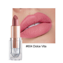 (604) Handaiyan 12 Colors Matte Waterproof Velvet Nude Lipstick Sexy Red Brown Pigments Makeup Long Lasting Profissional
