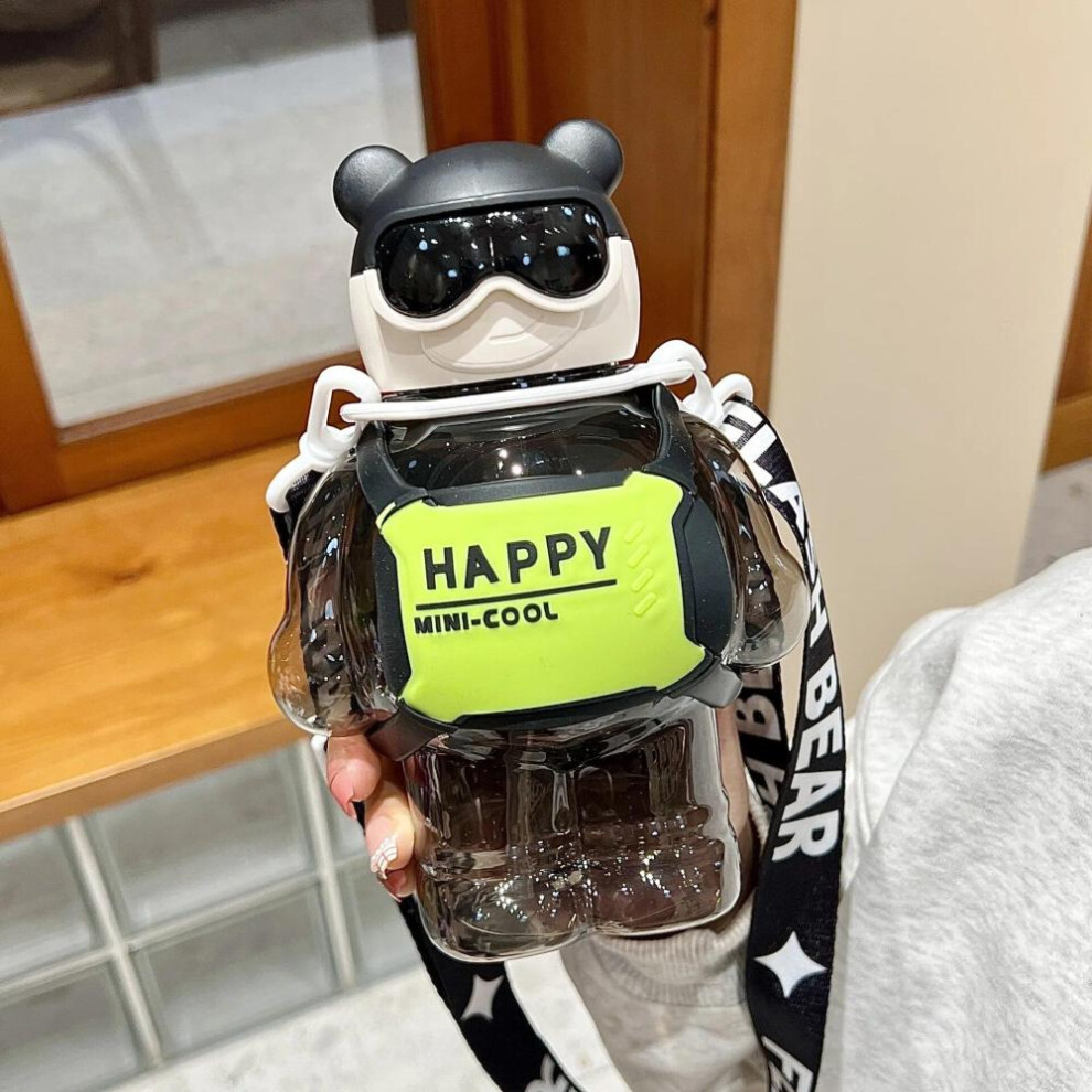 800ML Sports Water Bottle With Straw Large Capacity Plastic Water Cup For Travel Portable Backpack Kettle Children Cup BPA Free