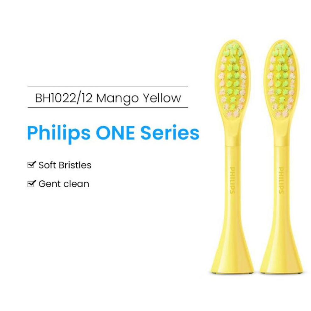 (yellow) Bh1022 Electric Toothbrush Brush Heads For Hy1100