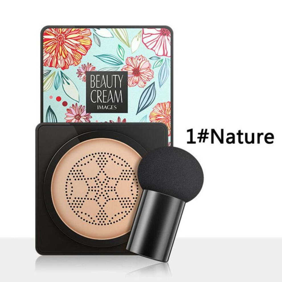 (nature) Mushroom Air Cushion Sponge Head Concealer BB Cream Cushion Liquid Foundation CC Cream Concealer Moisturizing Makeup