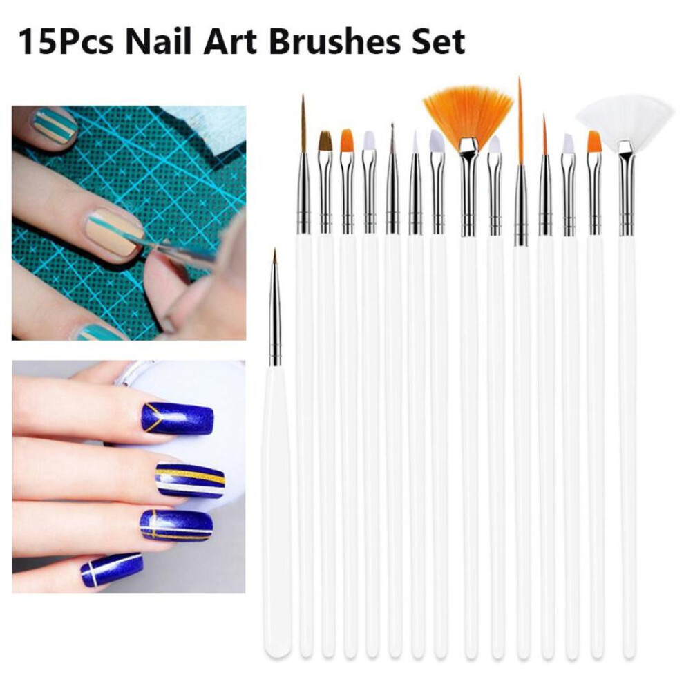 37pcs Nail Art Brushes Pen Dotting Manicure Tool Set