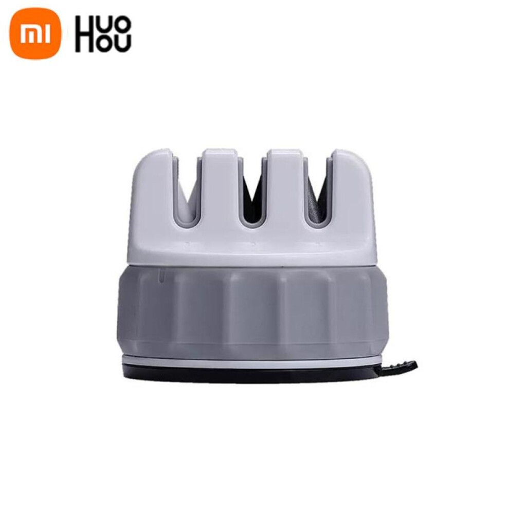 Xiaomi HUOOU Mini knife sharpener Fixable Sharpen Stone Trible Wheel Whetstone Sharpeners Sharpening Tool Portable