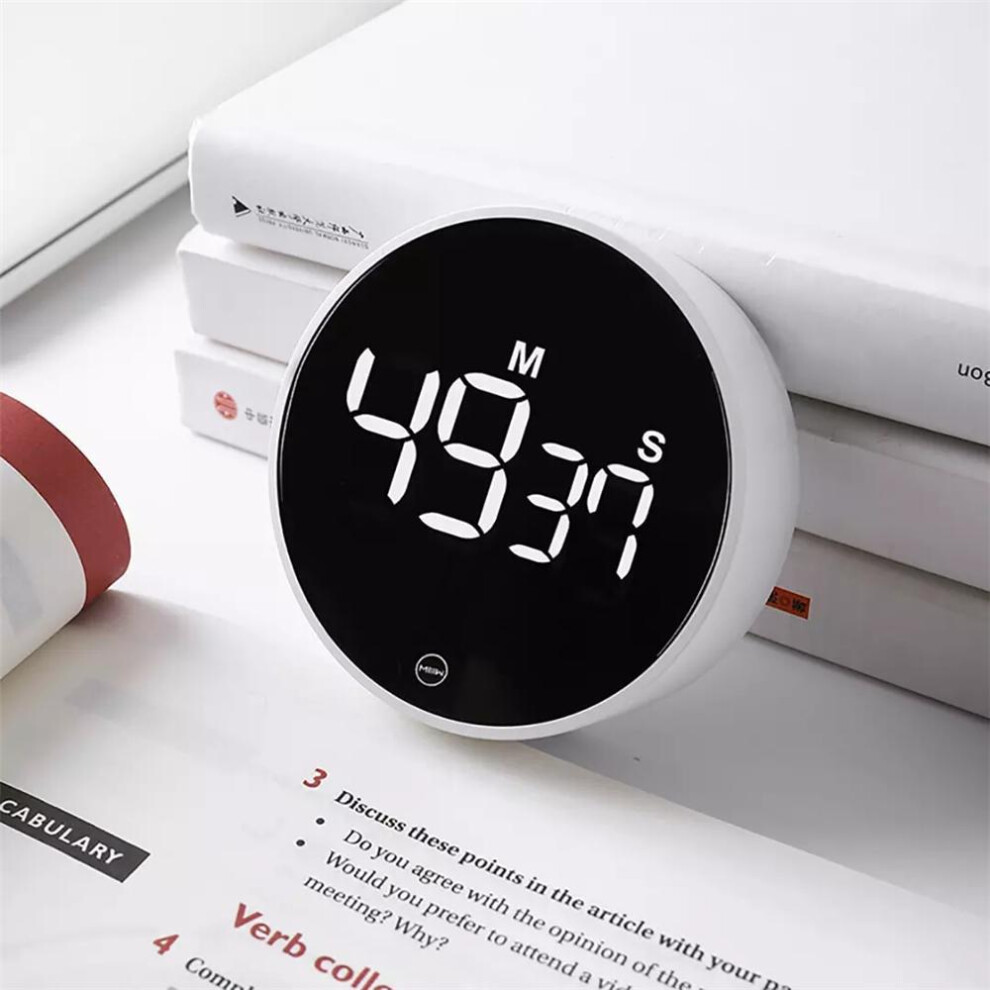 XIAOMI Miiiw Rotating Timer Brightness Adjustable Magnetic LED Digital Display Portable Simple Kitchen Cooking Alarm Clock
