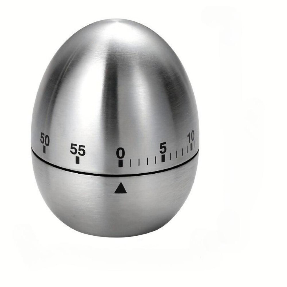 (Light Silver) Visual Timer Mechanical Kitchen Timer for Cooking Shower Study Stopwatch Alarm Clock Cooking Countdown Time Timer