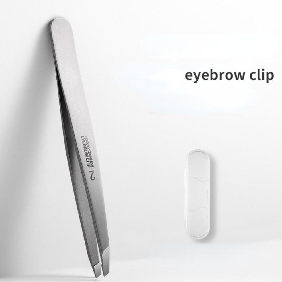 Eyebrow Tweezer Stainless Steel Slanted Eye Brow Clips Hair Removal Makeup Tools Eyelashes Extension Double Eyelid Application