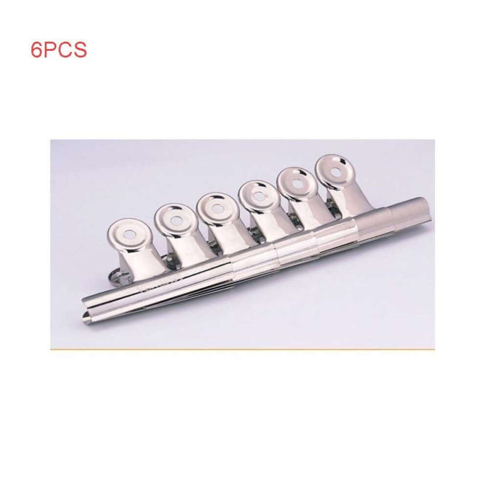 6pcs Stainless Steel Acrylic Nail Pincher Clips Rusian C Curve Nail Pinching Tool