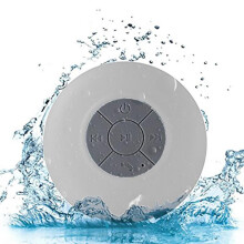 (gray) VAORLO Mini Bluetooth Speaker Portable Waterproof Wireless Handsfree Speakers For Showers Bathroom Pool Car Beach Outdoor