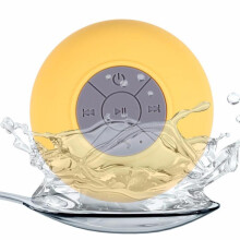 (yellow) VAORLO Mini Bluetooth Speaker Portable Waterproof Wireless Handsfree Speakers For Showers Bathroom Pool Car Beach Outdoor