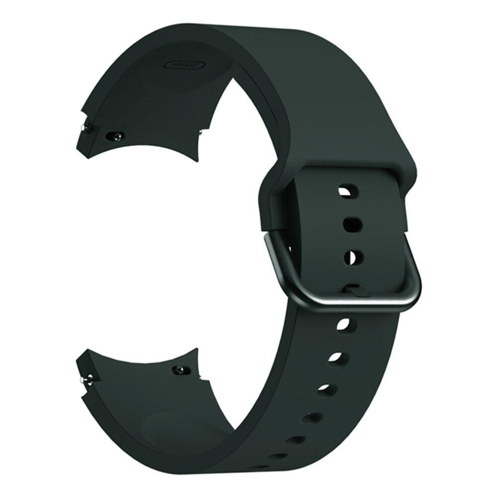 (, Galaxy Watch4 44Mm) Silicone Watch Band Strap For Samsung Galaxy Watch 7 6 4 / Watch 5 40Mm 44Mm Wristband Strap For Watch 4 Classsic 42Mm 46M Green 8161951469536