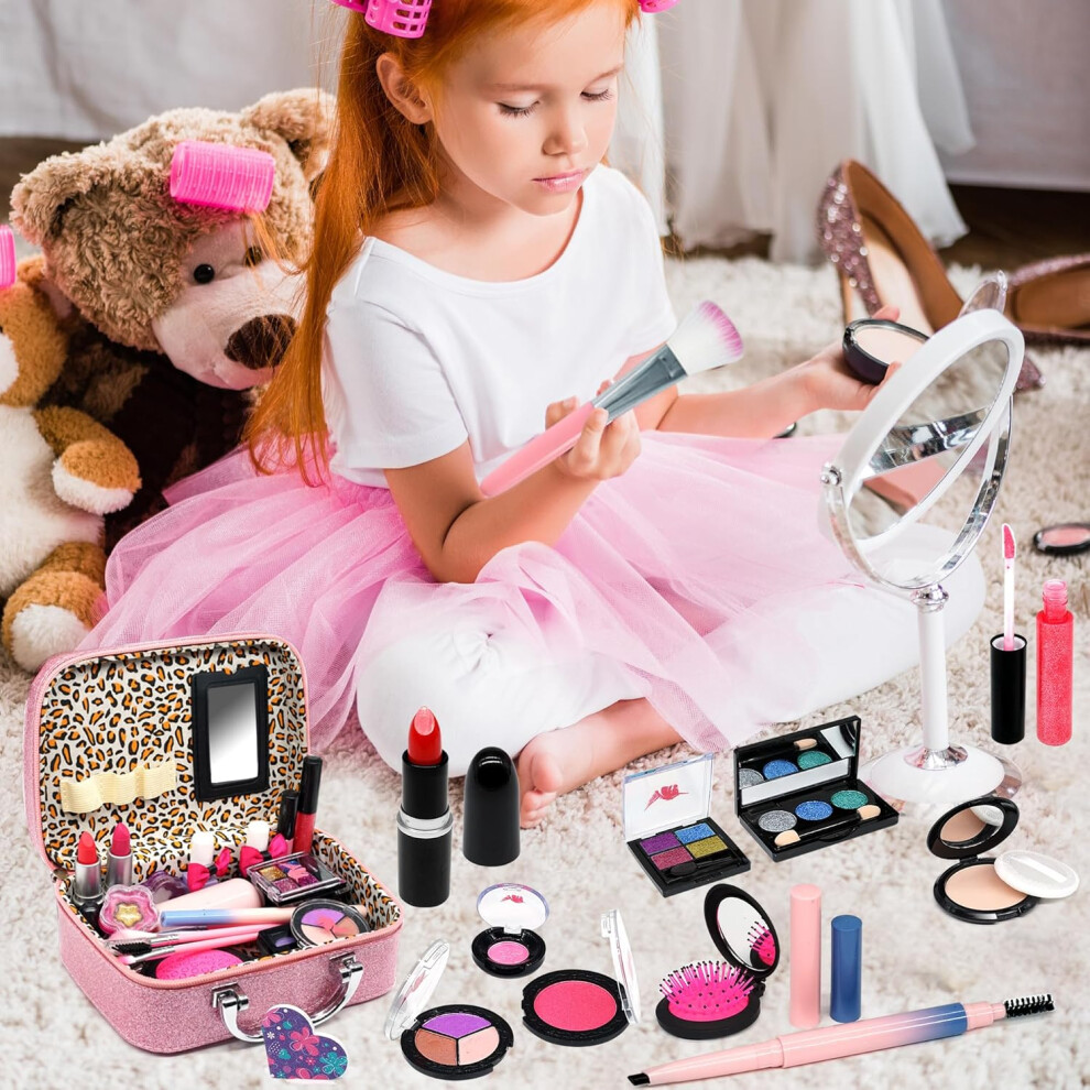 girls-makeup4-year--unicorn-teenage-washable-make-up-starter-kit--childrens-princess-pretend-play-games-toys-presents--little-girl-birthday-gifts-set