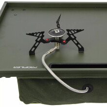 NGT Profiler Bivvy Table with Drop Down Storage Bag with stove