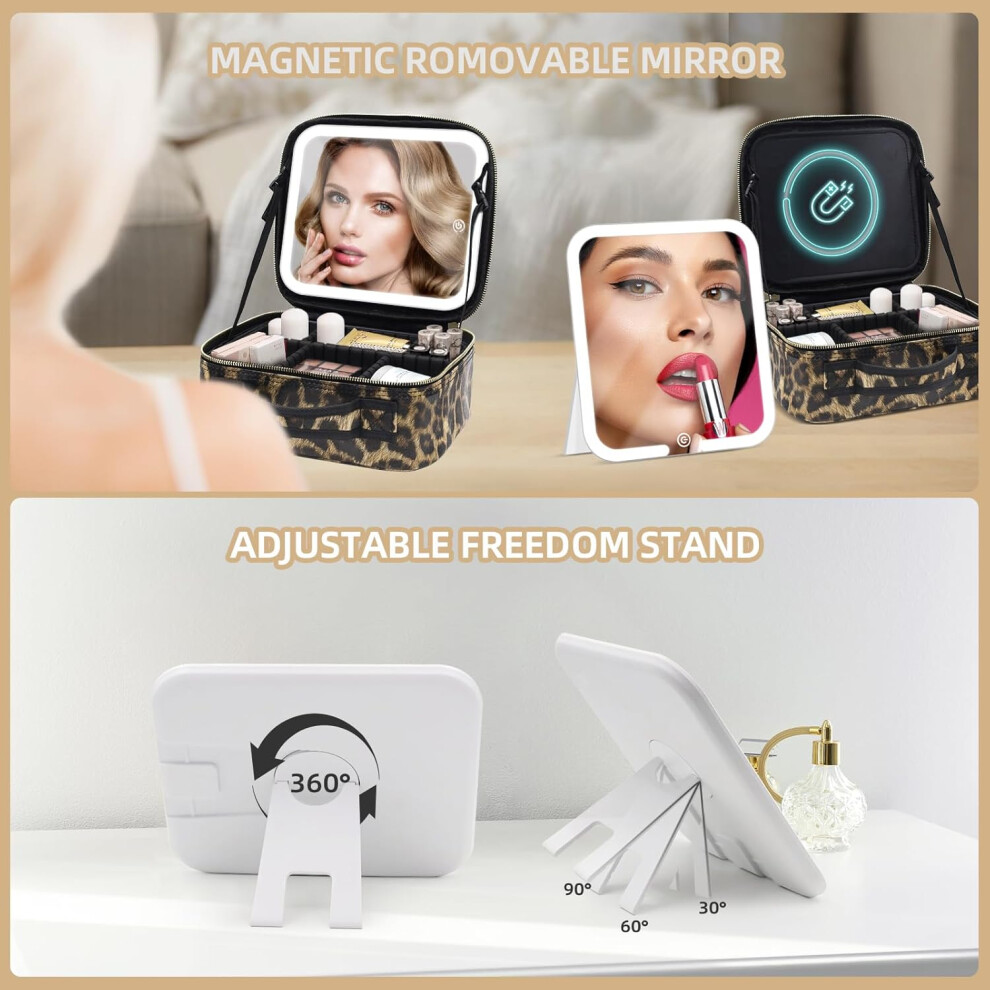 magnetic-detachable--purple--travel-makeup-bag-with-lighted-mirror--makeup-case-with-light-up-mirror---2-layers-adjustable-dividers--portable-cosmetic-case-makeup-organizer