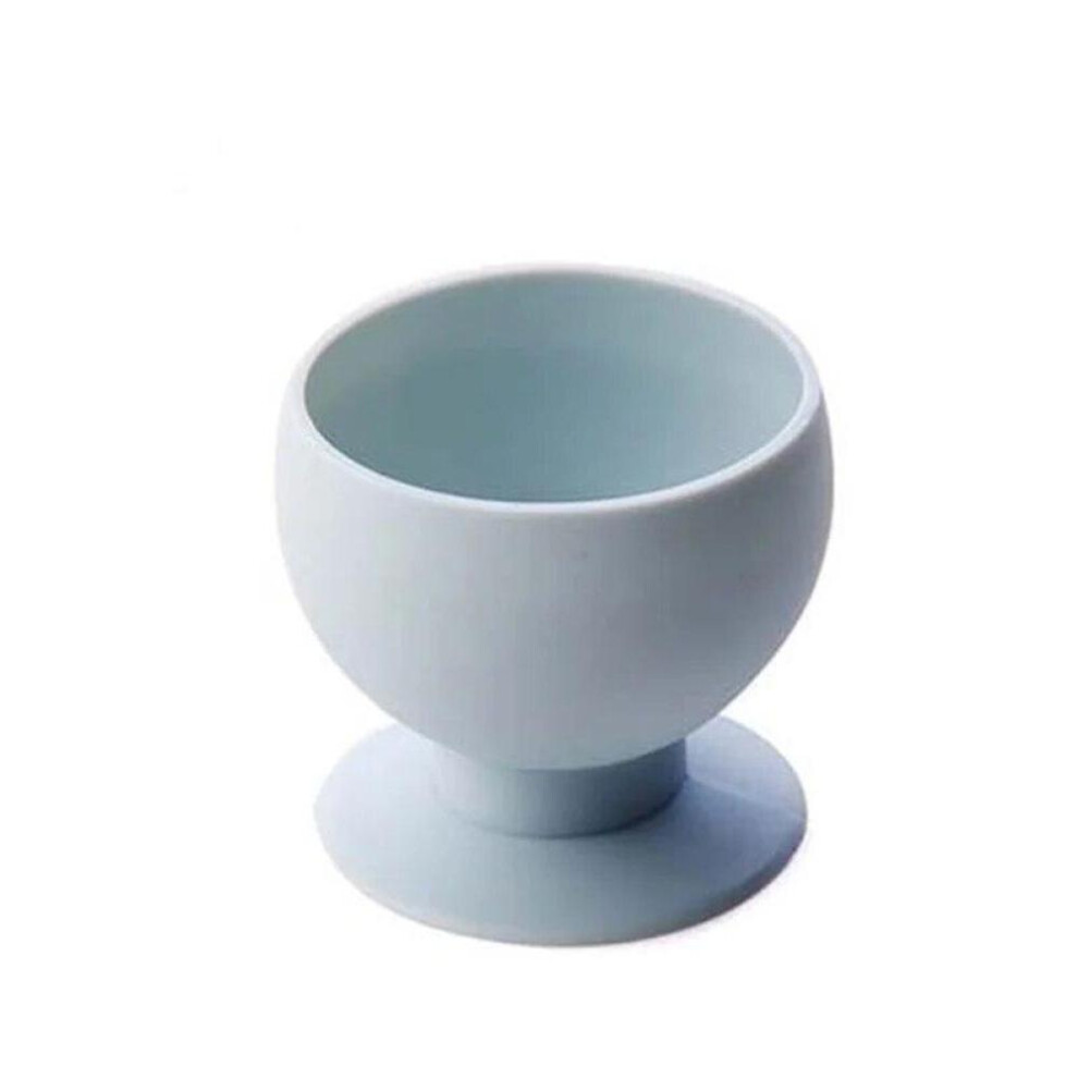 (Blue) Cup Type Door Knob Dust Covers Round Rubber Wall Protector Door Handle Bumper Guard Stopper Baby Safety Supplies Crash Pad