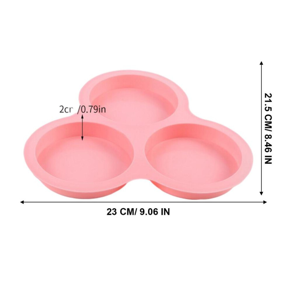 (Pink) Reusable Silicone Molds Air Fryer Egg Pan Cakes Dessert Baked Goods Tools For Kitchen Cooking Air Fryer Baking Cooking Accessory