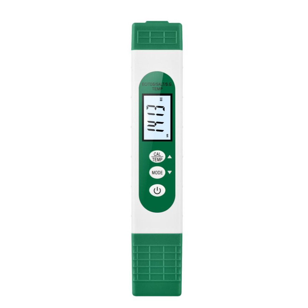 5-in-1 Multifunctional Water Quality Analyzer Portable Pen Type EC/TDS/S.G/SALT/TEMP Test Meter