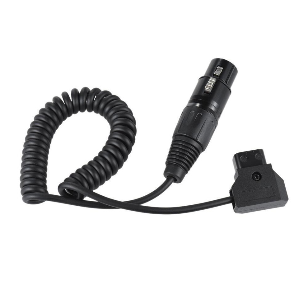 D-Tap Male to XLR 4-Pin Female Power Supply Cable Cord fits V Mount Battery