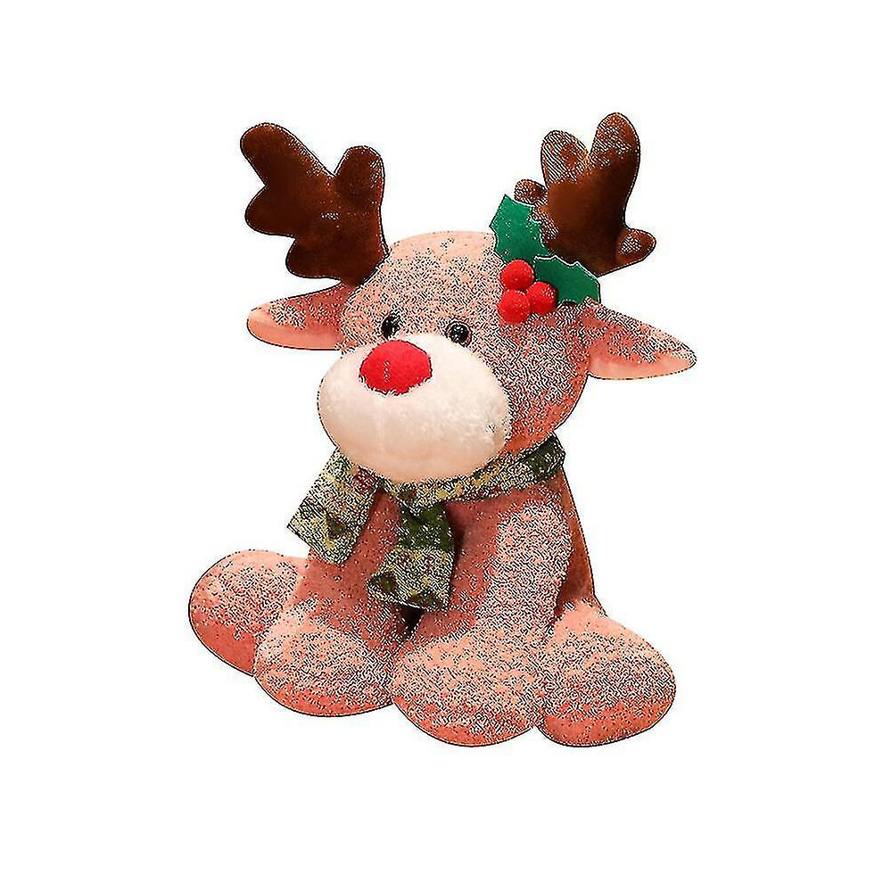 Weihnachten PlüSch Rentier PlüSchtier Spielzeug FüR Kinder 30Cm-image
