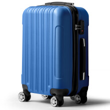 20" Lightweight Travel Cabin Case ABS Carry On Suitcase Luggage,Blue