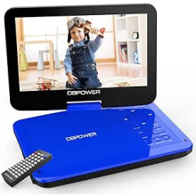 DBPOWER® 10" Portable DVD Player, 5 Hour Rechargeable Battery
