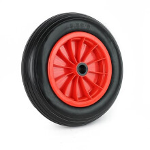 (3.5, Red) Pneumatic Wheel Air Filled Tires