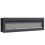 60 Inch 1800W Recessed Electric Fireplace With Remove Control - Black 3