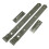 (18" Cranked) Hook and Band Gate Hinges Stainless Steel Pair 1