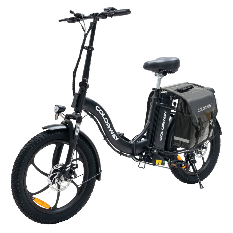 (Black) Colorway BK6S 20" Tyre Foldable Electric Bike 250W