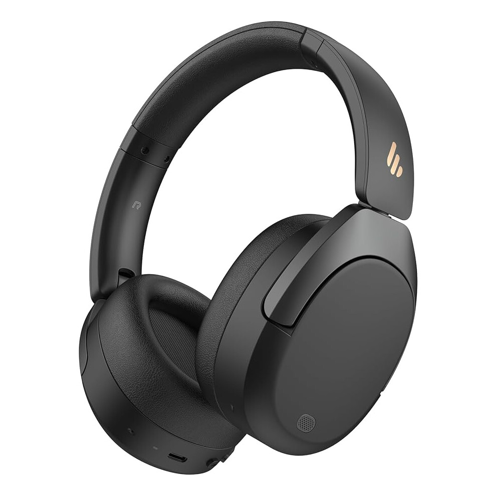 Edifier W830NB Wireless Over Ear Headphones with -45 dB ANC, 94 Hours Battery, LDAC Hi-Res Sound, Spatial Audio, Quick Charge, Bluetooth V5.4 Black