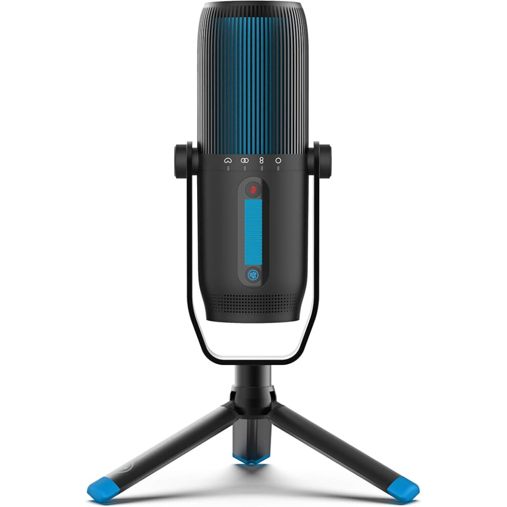 JLab Talk Pro USB Microphone - PC Mic, Podcast, Condenser Streaming Microphone, Gaming & Computer Desk, Plug & Play with USB C, Professional Quality