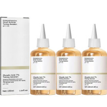 3pcs Glycolic Acid 7% Toning Solution Ordinary Acne Remover Lifting Firming Wrinkles Glowing Facial Skin Care Glycolic Acid Toner