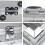 145 Piece Art Set, Deluxe Mega Aluminum Box 5