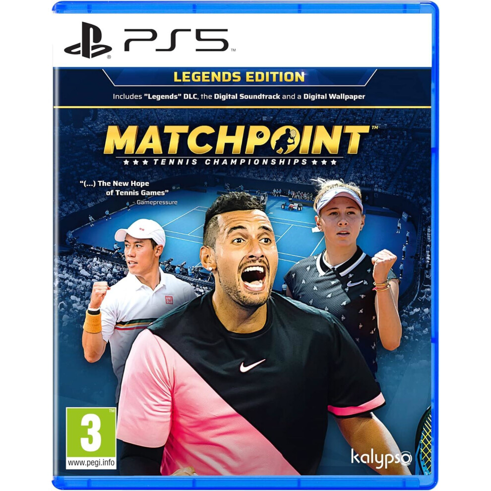 Matchpoint Tennis Championships - Legends Edition PS5 Game-image-OPC-PFQZ7TW-NEW