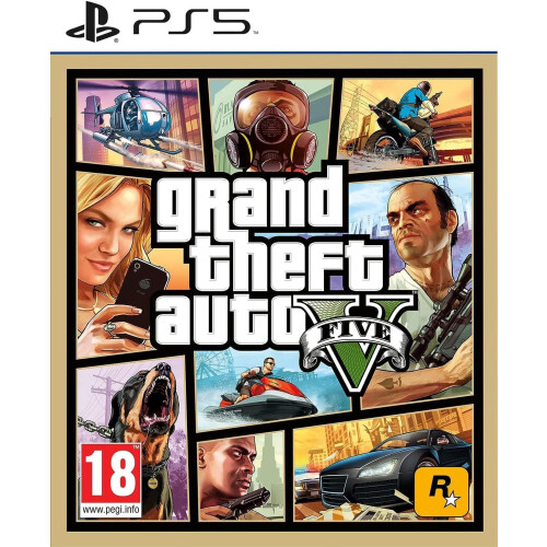 Grand Theft Auto V - PS5 Edition: Story Mode & GTA Online with One-Time Progress Transfer