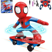 NQD Spider RC Car: Rechargeable 360 Spin & Tumbling Stunt, Obstacle Avoidance, Safe ABS Kids Toy—Perfect Birthday Gift for Ages 3–7