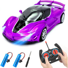 RC Cars-Remote Control Car for Girl, 1:18 Scale Electric Remote Toy Racing, with Led Lights Rechargeable High-Speed Hobby Toy Vehicle