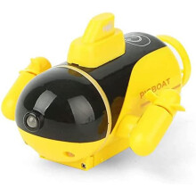 Kids RC Boat, Mini Electric RC Submarine Vanu with LED Lights, RC Submarine High Speed Waterproof for Swimming Pool Tub, Best Birthday for Kids Boys