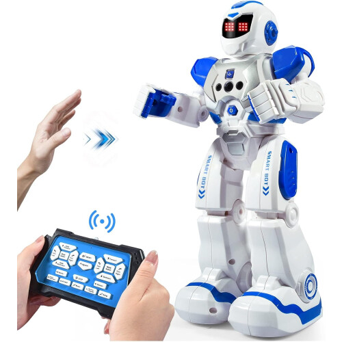 Remote Control Robot for Kids Intelligent Programmable Robot with Infrared Controller Toys,Dancing, Singing,Moonwalking and LED Eyes,Gesture Sensing 1