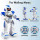 Remote Control Robot for Kids Intelligent Programmable Robot with Infrared Controller Toys,Dancing, Singing,Moonwalking and LED Eyes,Gesture Sensing 4