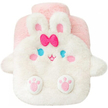 Hot Water Bottle with Cover, Hot Water Bag Cute Warmer Bottle Removable for Hand Foot Body Warm