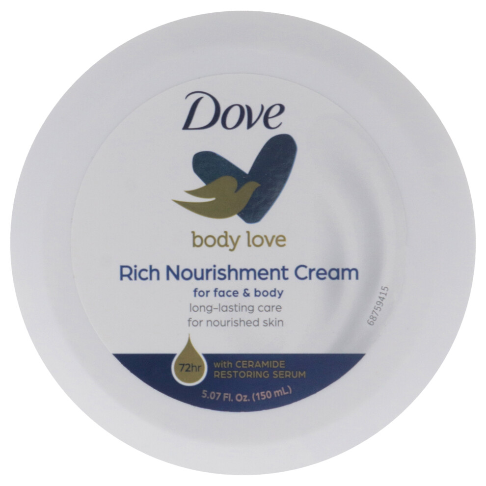 Dove Rich Nourishment Cream For Unisex 5.07 oz Cream