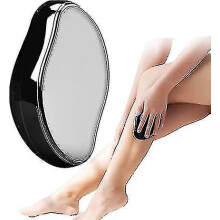 (Black) Crystal Hair Eraser, Fast & Easy Crystal Hair Remover Stone, Crystal Painless Exfoliation Hair Removal Tool For Men And Women