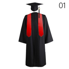(60, 1) 1 Set Graduation Uniform Set High School College Bachelor Hat Graduation Cloak Graduation Gown Costume Outfit Photography Props