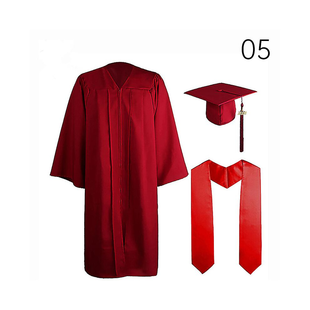 (63, 5) 1 Set Graduation Uniform Set High School College Bachelor Hat Graduation Cloak Graduation Gown Costume Outfit Photography Props-image-OPC-PFQZFQV-NEW