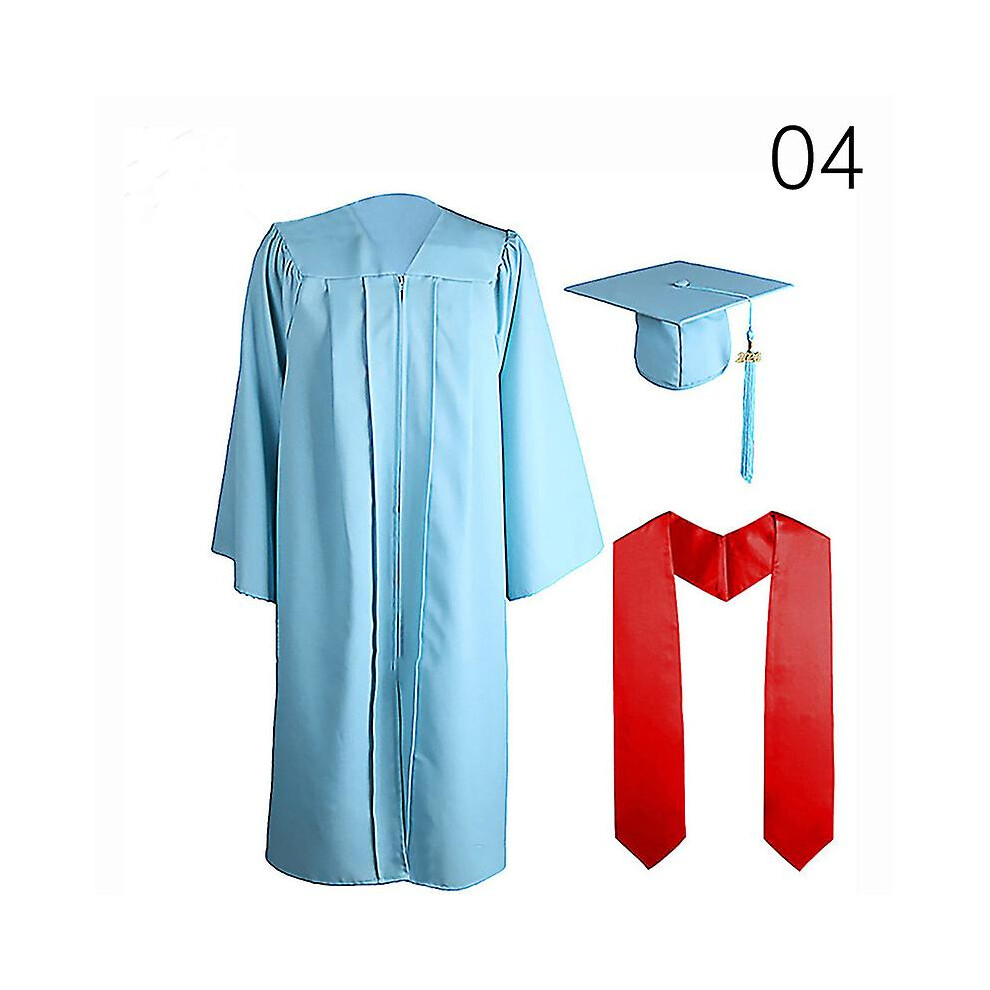 (42, 4) 1 Set Graduation Uniform Set High School College Bachelor Hat Graduation Cloak Graduation Gown Costume Outfit Photography Props-image-OPC-PFQZFR7-NEW