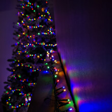 6m Christmas Lights with 240 LEDs in Multi-Coloured with Timer