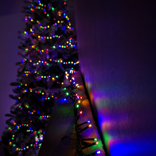 6m Christmas Lights with 240 LEDs in Multi-Coloured with Timer